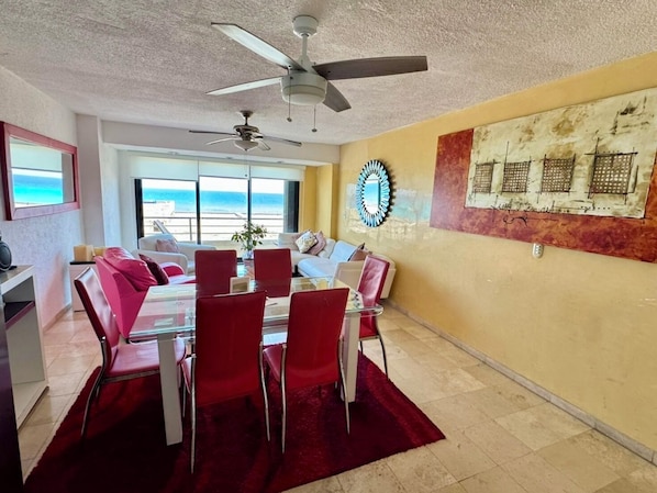 Living and dinning area - located at the Living and dinning area -entrance floor