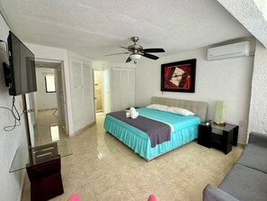 Main room - King size bed