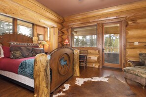 Primary Bedroom and Private Balcony Entrance | Main House | Main Level
