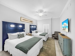 The kiddos love watching their favorite movie while relaxing in these fun and comfortable beds.