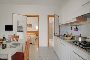 Kitchen and dining area