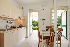 Kitchen and dining area
