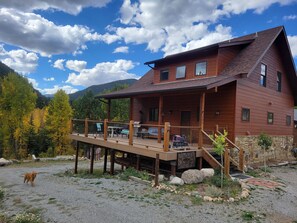 front of cabin