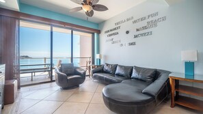 Check out this very cool leather swivel chair and matching sofa.