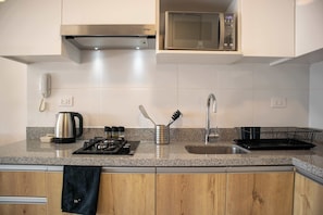 Beatifull kitchen with cookwares
