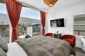 Chic & charming! A picture-perfect bedroom for a relaxing stay.