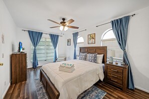 Spacious, well-appointed rooms designed for ultimate comfort and relaxation. Each bedroom features plush bedding, soft lighting, and ample natural light, creating a cozy and tranquil retreat.