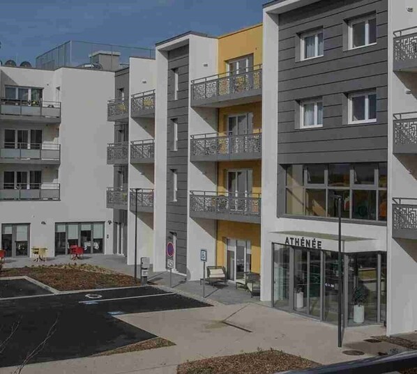 Overnatningsstedets facade