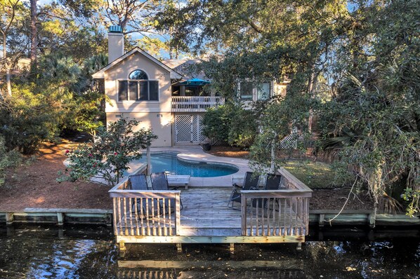 HOST & HOME presents…163 Mooring Buoy. Escape to this beautifully renovated 4-bedroom coastal retreat in the prestigious gated community of Palmetto Dunes.