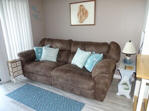 Mermaid Memories - View of the living room couch