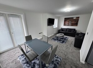 Living/Dining Room with Balcony view