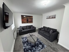 Living/Dining Room with Balcony view