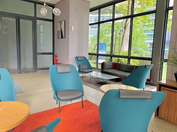 Lobby sitting area