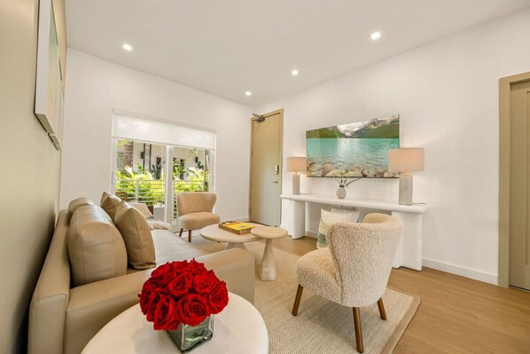 Elegant, airy living space crafted for comfort and contemporary style.
