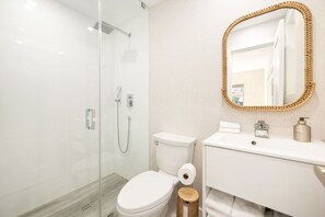 Immaculate bathrooms outfitted with premium finishes and every essential detail.