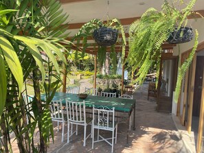 The house offers a lot of space for sharing and relaxing.