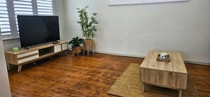 Relax in the upstairs living.