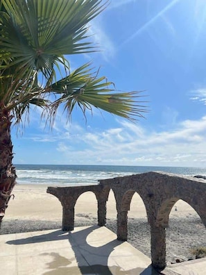 Access to semi private beach