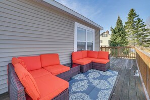 House Exterior | Furnished Deck