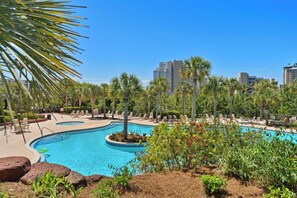 Communal pool/spa area.