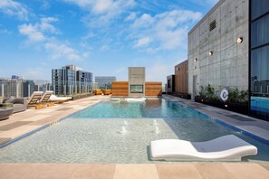 Poolside serenity. 