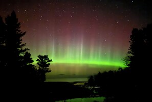 View of Northern Lights from House