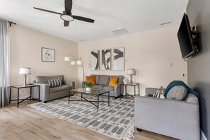 Your favorite spot to unwind. Curl up with a good book, stream your go-to shows, or simply enjoy the stillness.