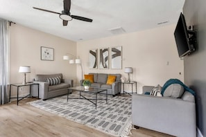 Your favorite spot to unwind. Curl up with a good book, stream your go-to shows, or simply enjoy the stillness.