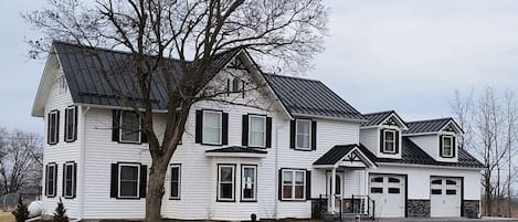 Beautifully restored farmhouse just outside of Penn Yan NY with large yard for games and family time.