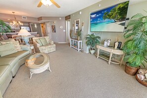 Large Living Area with Amazing Views of the Ocean, Beautifully Decorated