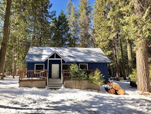 You may recognize our cabin from HGTV's House Hunters! On YouTube:: "HGTV: House Hunters Cozy Cabin in CA" 