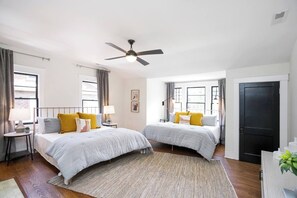 Unit A: Upstairs Bedroom w/ 2 Kings