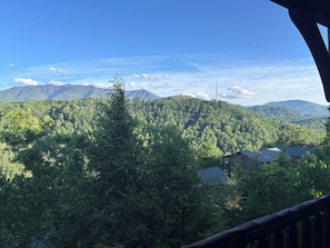 Blick von der Unterkunft