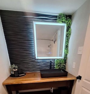 Remodeled modern bathroom