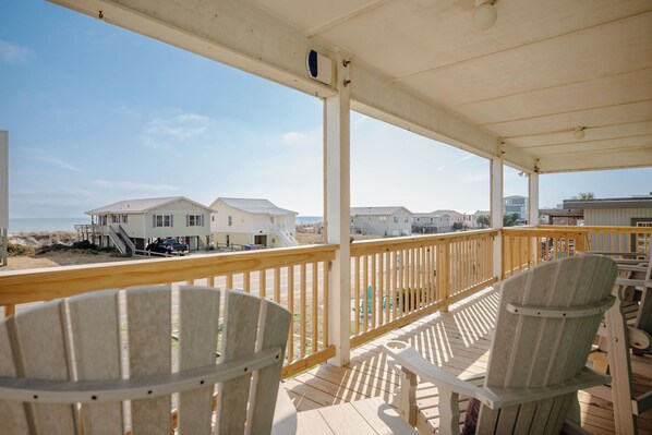 Covered Porch / Slightly Ocean View