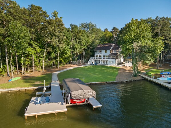 View from the lake.
