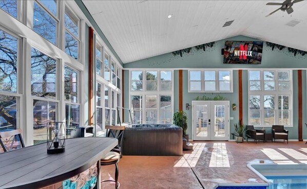 Indoor Heated Pool open 12 Months