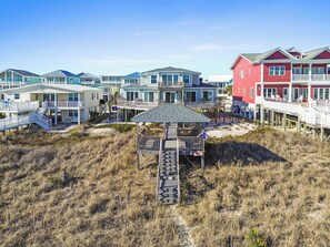 Aerial View Beach to Unit 1-1