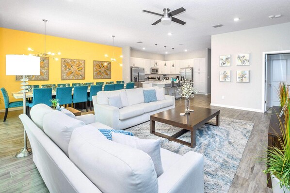 Open Concept Living Space Design