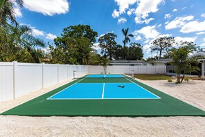 Pickleball Court is fun for the whole family