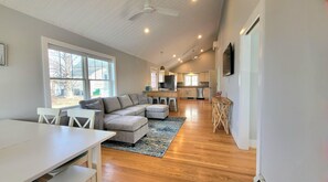 Open Living Room and Kitchen