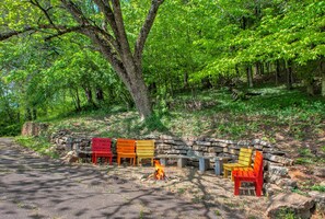Gather around the Wood Fire Pit
