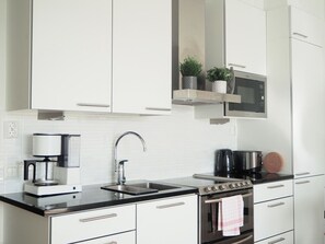 Apartment open concept kitchen