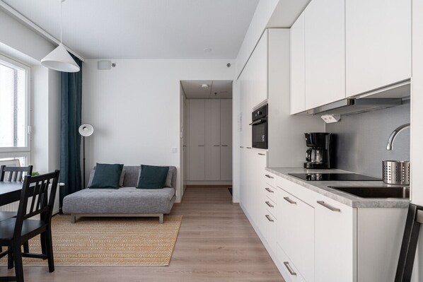 Living room & kitchen