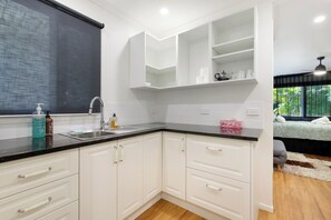 Bedroom 1 with Ensuite and Kitchenette View 4