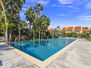 Pool with Marina Views
