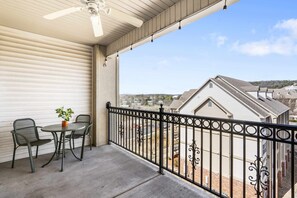 Lounge the day away or dine alfresco on the balcony