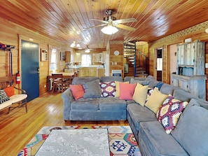 Open Living & Dining