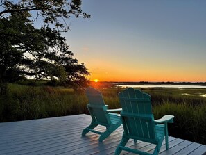 Relax and rejuvenate at the deck by the marshes 