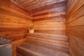 Sauna located on LL Deck